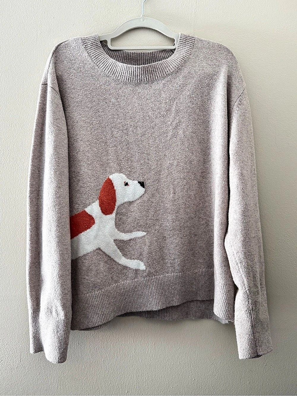 LOFT Dog Graphic Sweater XL